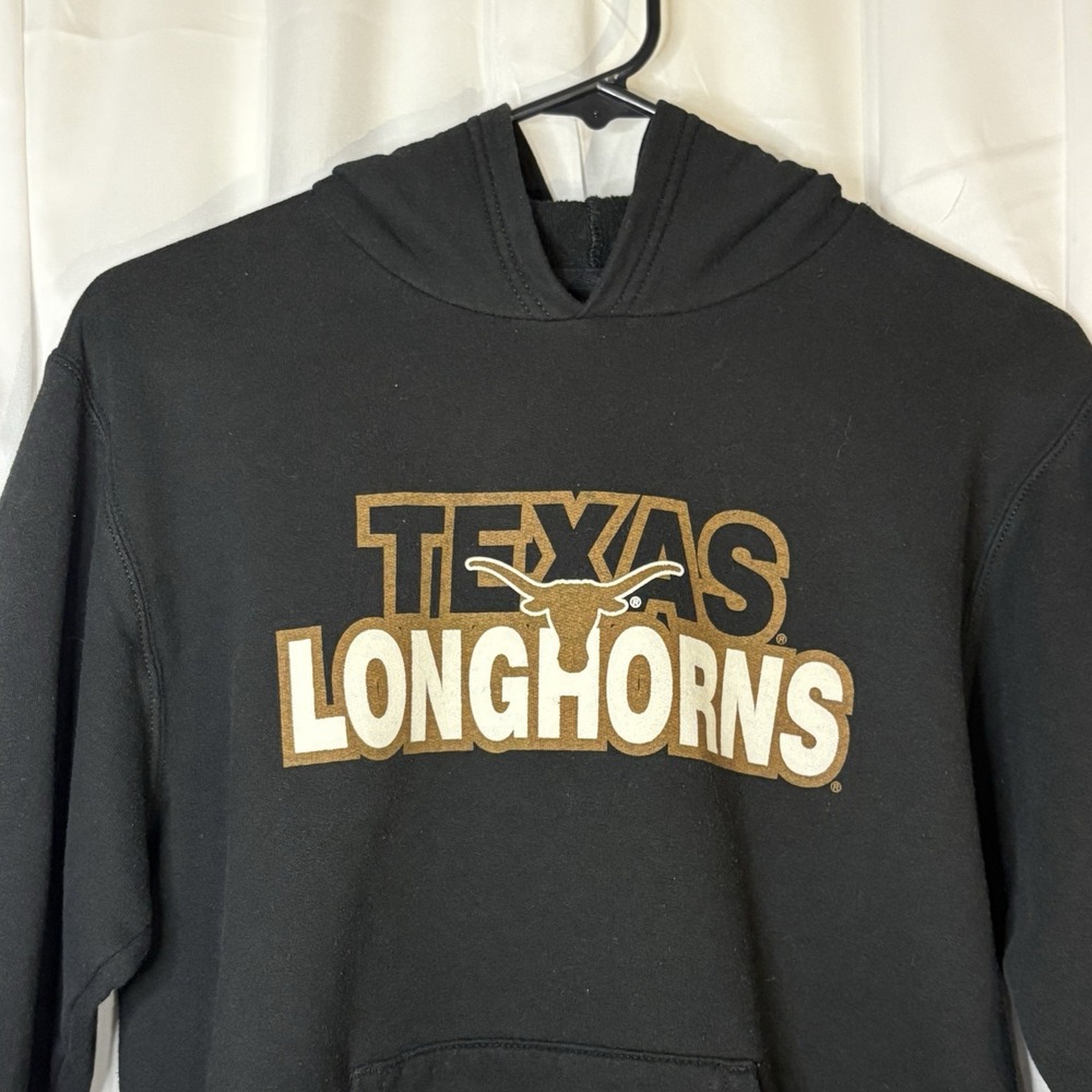 Vintage Texas Longhorn Jansport Men's Hoodie Size Large In Black